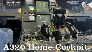 Full-size Airbus A320 Home Cockpit in Action | JeeHell FMGS | Vier-Im-Pott - Skalarki - Opencockpits