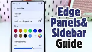How to Use Edge Panels & Sidebar on Samsung Galaxy S25 Ultra