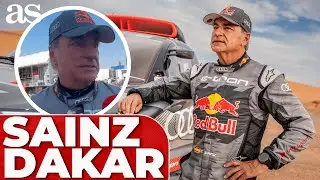 Las SENSACIONES de CARLOS SAINZ tras el primer día de DAKAR