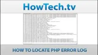 Where is the PHP Error Log Locate