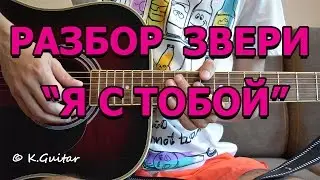 Как играть: Звери – Я с тобой. Разбор!