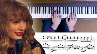 Taylor Swift - New Year's Day Advanced Piano Cover With Sheet Music