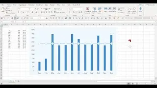 Add custom line markers to a chart in Excel