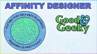 Affinity Designer iPad - Text on a Path Circle