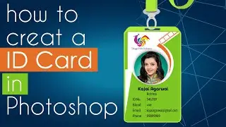 How to create  ID Card Identity Card in Photoshop | Photoshop Tutorials