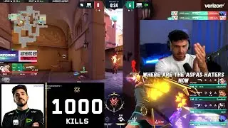 Tarik On Aspas Getting His First 1000 Kills On Valorant Lan | Vct