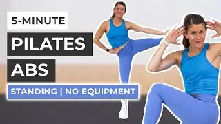 5-Minute Pilates Abs (No Equipment, Standing Abs)