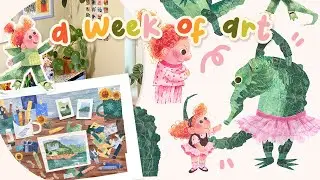 week of art | Finishing my portfolio, and making new prints!