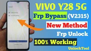 Vivo Y28 5G FRP Bypass New Method | Vivo y28 New Tricks Frp unlock Latest Update Y28 5G ka lock ||