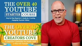 Over 40 Youtube STARTER COURSE and CREATORS COVE - Release Details!