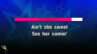 Ain't She Sweet - Frank Sinatra (KARAOKE)