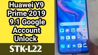 Huawei Y9 Prime 2019 Frp Bypass without pc / Stk-l22 Frp Unlock -  Factory Reset  Y9 Prime