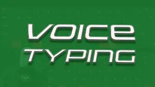 Voice typing with Google Docs