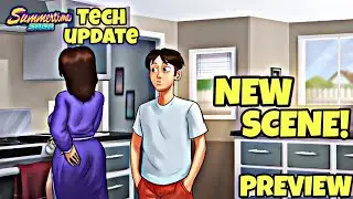 NEW KITCHEN SCENE AND NEW UPDATE - Summertime Saga 0.20.17 Tech Update part 7