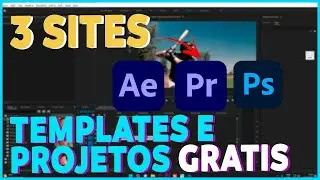 3 Sites para baixar projetos e templates grátis para #AfterEffects #Premiere #Photoshop