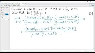 IB Maths AA HL May 2021 TZ2 Paper 2 Q8 (Complex numbers)