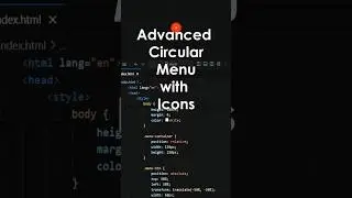 Stunning NAVBAR with Icons: Stunning Animated Menu Button with CSS & JS 