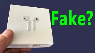 Fake AirPods that look like real AirPods