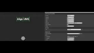 UMG alignment quick tip UE5 / UE5