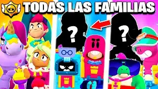 TODAS las NUEVAS FAMILAS OFICIALES de Brawl Stars 😨🥳