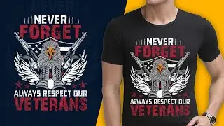 63. Veteran T-Shirt Design - T-Shirt Design, Typography T-Shirt Design - Learn T-Shirt Design