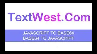 Convert Base64 to Javascript and Javascript to Base64