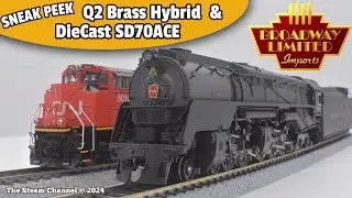 SNEAK PEEK | Pennsy Q2 & Die-Cast SD70ACE By Broadway Limited Imports | HO Scale Paragon 4 Sound/DCC