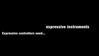 Expressive instrument for expressive controller