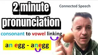 2 Minute Pronunciation - Linking - connected speech