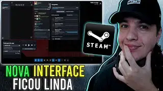 Nova INTERFACE da STEAM 2023 - FICOU INCRÍVEL