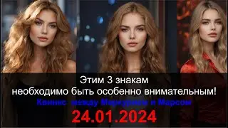 2️⃣4️⃣ января  ✳ Квинкс между Меркурием и Марсом ✳