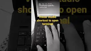 #visualstudio #shortcut to open #terminal