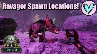 Ravager Spawn Locations! || Ark Fjordur!