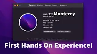 MacOS 12 Monterey Hands on!