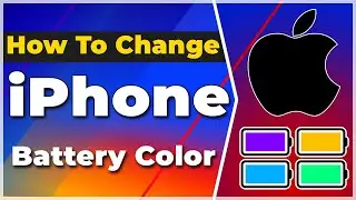 How to Change iPhone Battery Color🔋 | Change iPhone Battery Icon Color❗(2024) (Tutorial)✅