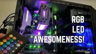 Lepa NEOllusion - RGB LED CPU Cooler Review - Amazing Lighting!