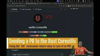 Sending a PR for Rust Coreutils; fixing a bug related to "no pid" when killing a process