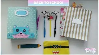 DIY BACK TO SCHOOL/ШКОЛЬНЫЕ ПРИНАДЛЕЖНОСТИ/SAD