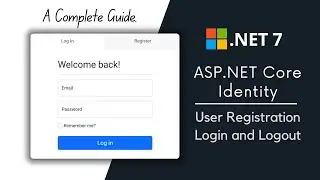 Asp.Net Core MVC & Identity UI - User Registration and  Login