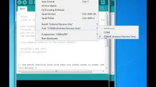 Uploading Arduino blink sketch @adafruit 