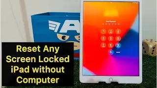 How To Reset Any Screen Locked iPad Without Computer !! Hard Reset Any Screen Locked iPad No PC