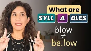 You need this to practice your American pronunciation! | Syllables and word stress