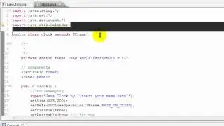 How to make a java digital clock (SOURCE PROVIDED)