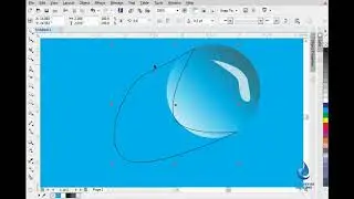 How to Draw WATER DROP effect in Coreldraw |