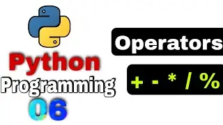 7 types of Operators In python programming language 