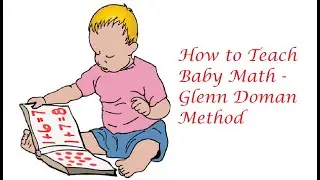 Glenn Doman Method - How to teach your Baby Math (Red Dot Flashcards)