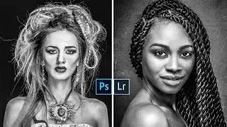 Strong Contrast Black & White Conversion in Lightroom and Photoshop With Free Presets