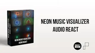 Neon Music Visualizer Audio React | Music Visualizers | New Audio Spectrum | OMER J GRAPHICS