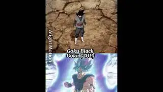 Goku Black Vs Goku (TOP) #dragonball