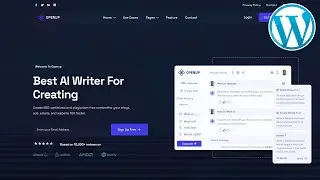 Openup AI Content Website ★ WordPress Themes & Templates ★